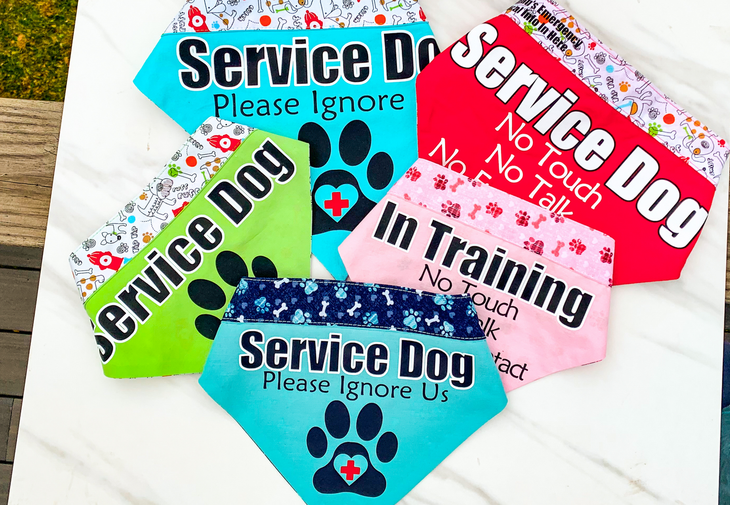 Service dog 2024 in training bandana