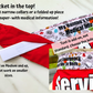 Shows a bandana with a paper sticking out of the upper pocket which is under the contrast area. The pocket has the word My Human's Emergency Medical Info In Here and a note says that text is an add-on not standard, choose yes below. The pocket can fit narrow collars or a folded piece of paper, such as with medical info. Tested on medium and up, may not work on smaller sizes.