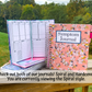 A hardcover book is shown open sitting on top of another hardcover book in pink, and a blue spiral bound book. A large pink spiral bound book is shown closed to it's right with a label that says Symptom Journal. A note says check out both of our journals Spiral and Hardcover. You are currently viewing the spiral style.