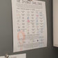 A video is shown. 2 pages, the value and spoon tracker, are shown on the side of a fridge. Then each page is shown on a deck. 